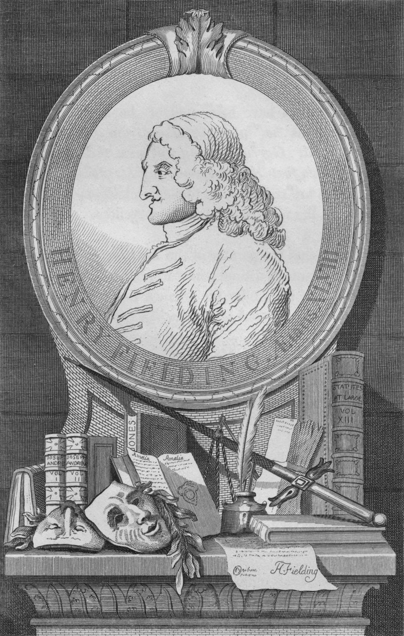 Henry Fielding, c1754, 1827. af Unbekannt