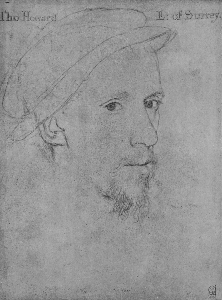 Henry Howard, Earl of Surrey Not af Holbein, c1500-tallet 1945 af Unbekannt