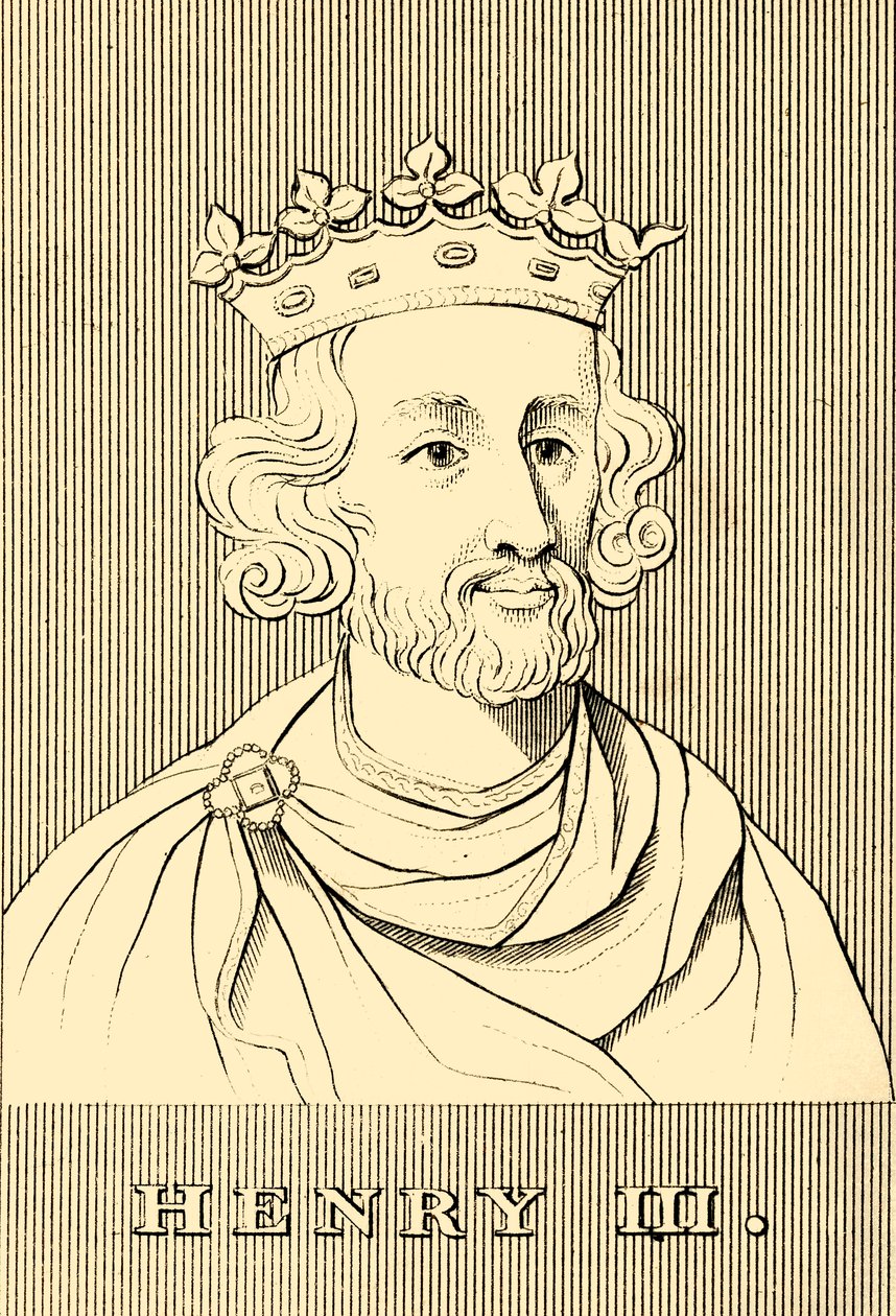 Henrik III, 1207-1272, 1830. af Unbekannt