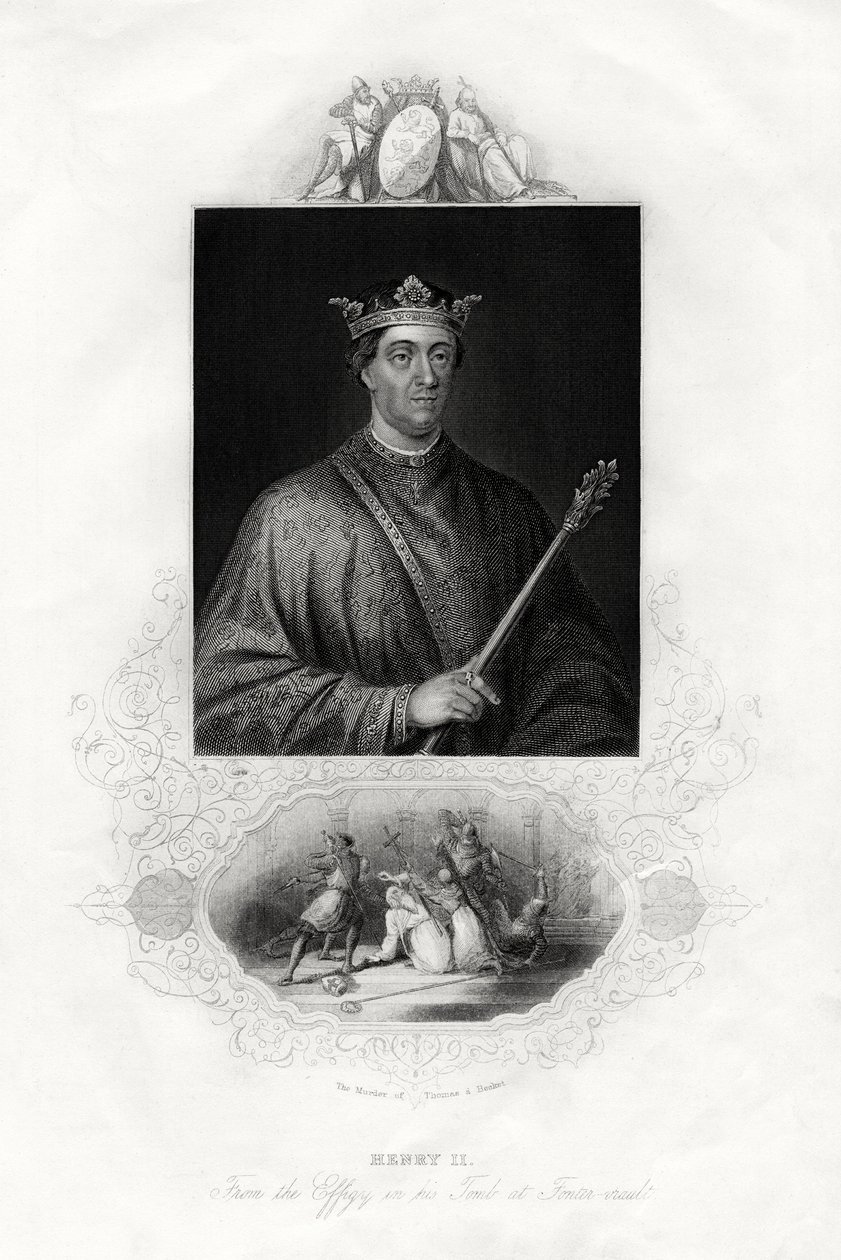 Henrik II, konge af England, 1860 af Unbekannt