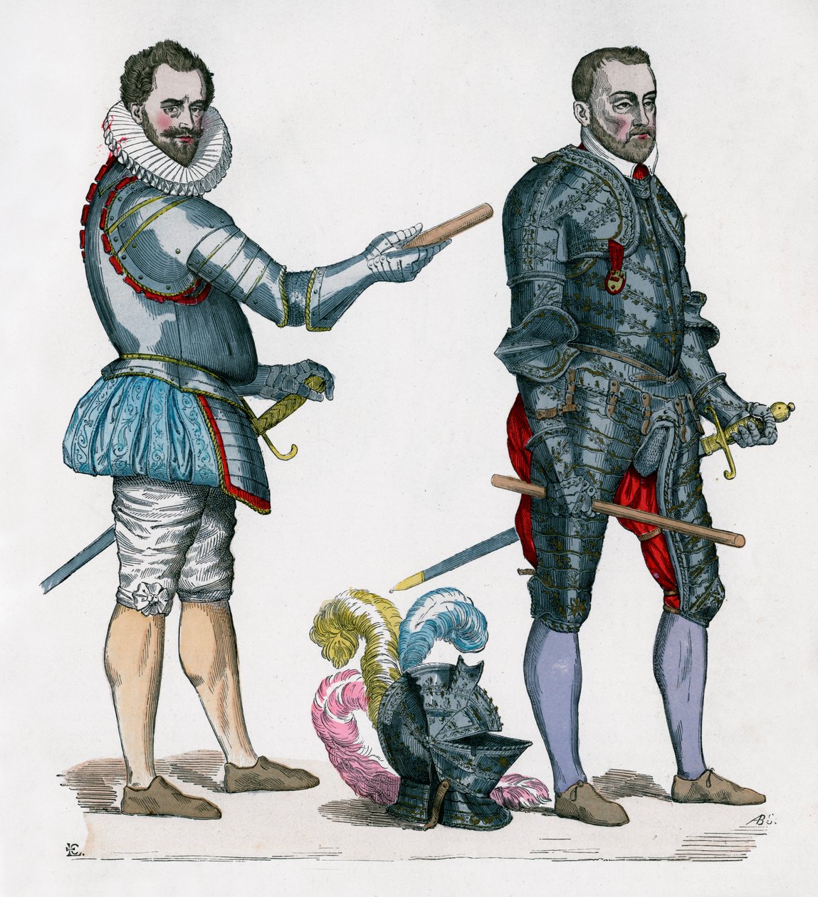 Henry I, hertug af Guise, 1580, og Francis de Montmorency, 1576 1882-1884 af Unbekannt