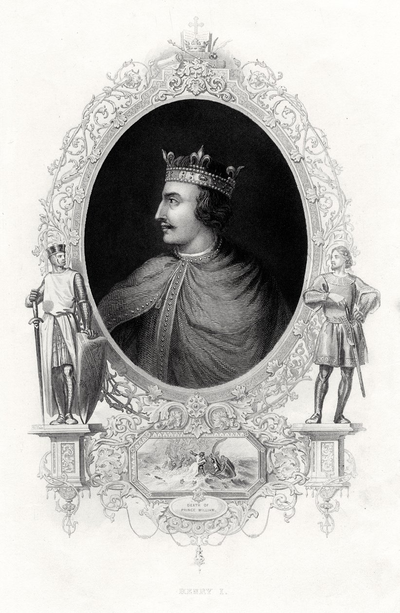 Henrik I, konge af England, 1860 af Unbekannt