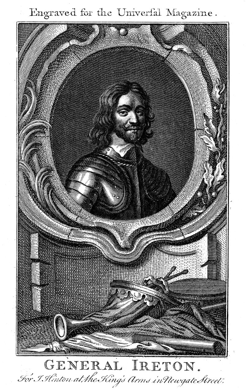 Henry Ireton, engelsk parlamentarisk kommandant fra det 17. århundrede af Unbekannt
