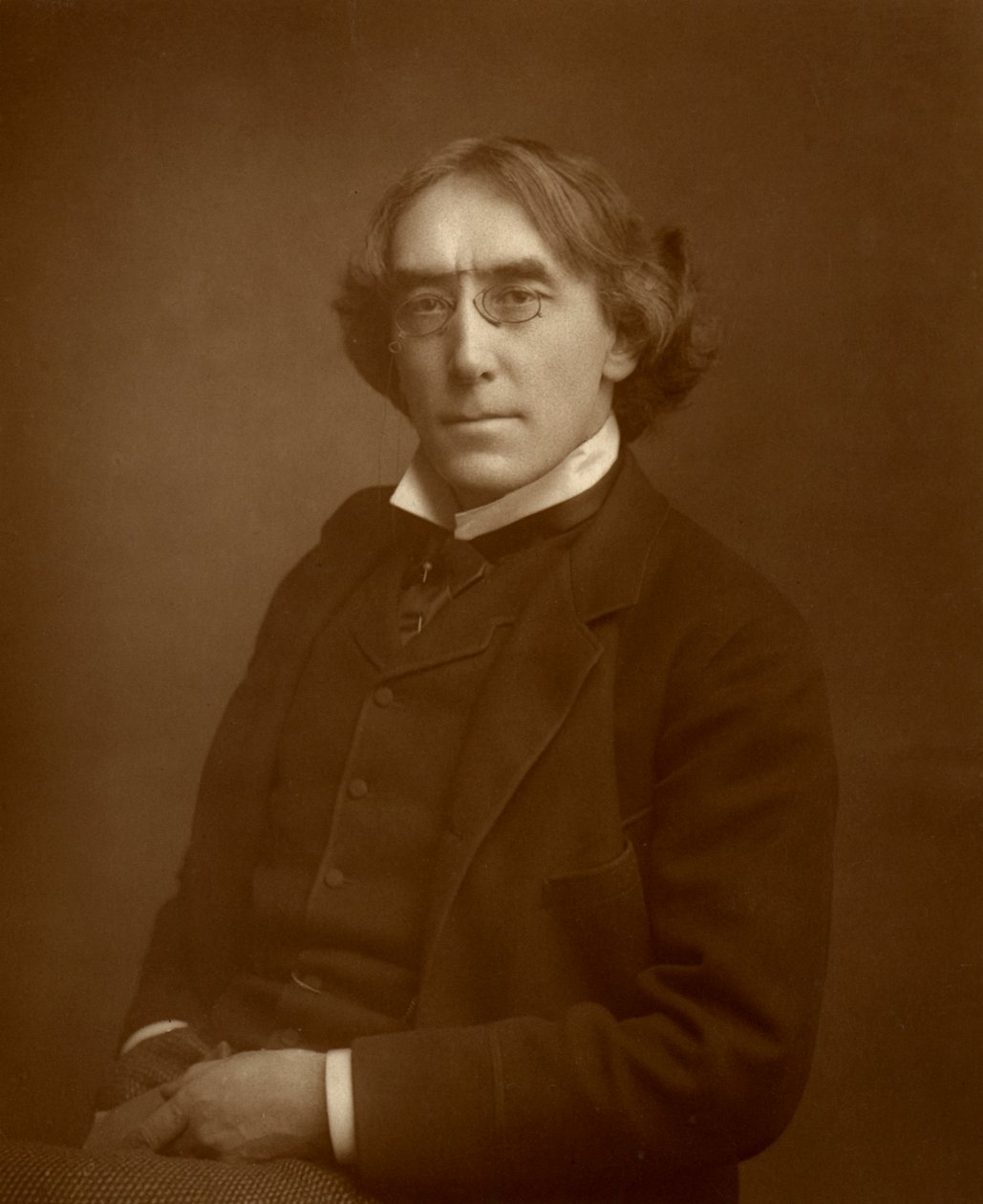 Henry Irving, britisk skuespiller, 1884 af Unbekannt