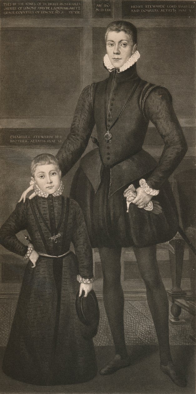 Henry Lord Darnley og hans bror Charles, c1500-tallet, 1904 af Unbekannt