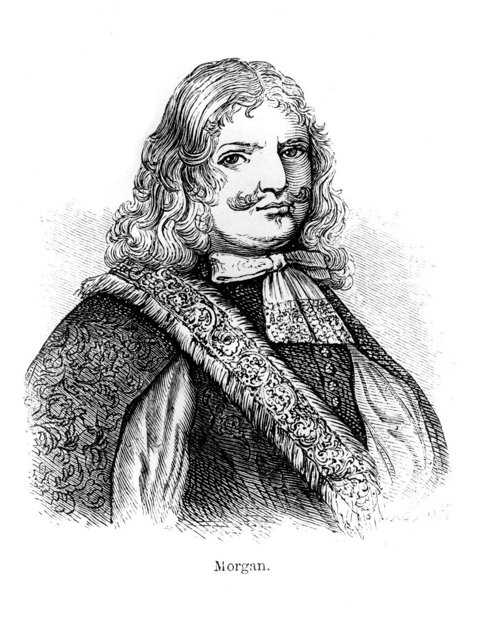 Henry Morgan, walisisk buccaneer fra det 17. århundrede, 1873 af Unbekannt