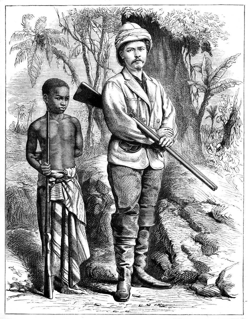 Henry Morton Stanley 1841-1904, walisisk journalist og opdagelsesrejsende, 1800-tallet af Unbekannt