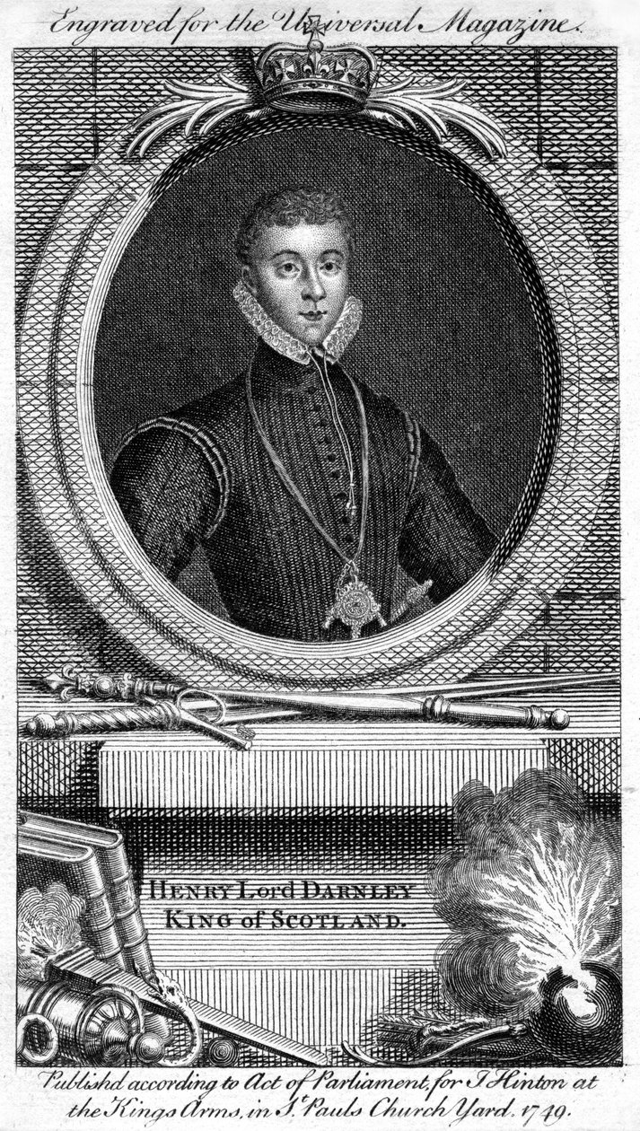 Henry Stuart, Lord Darnley, anden ægtemand til Mary, Queen of Scots, 1749 af Unbekannt