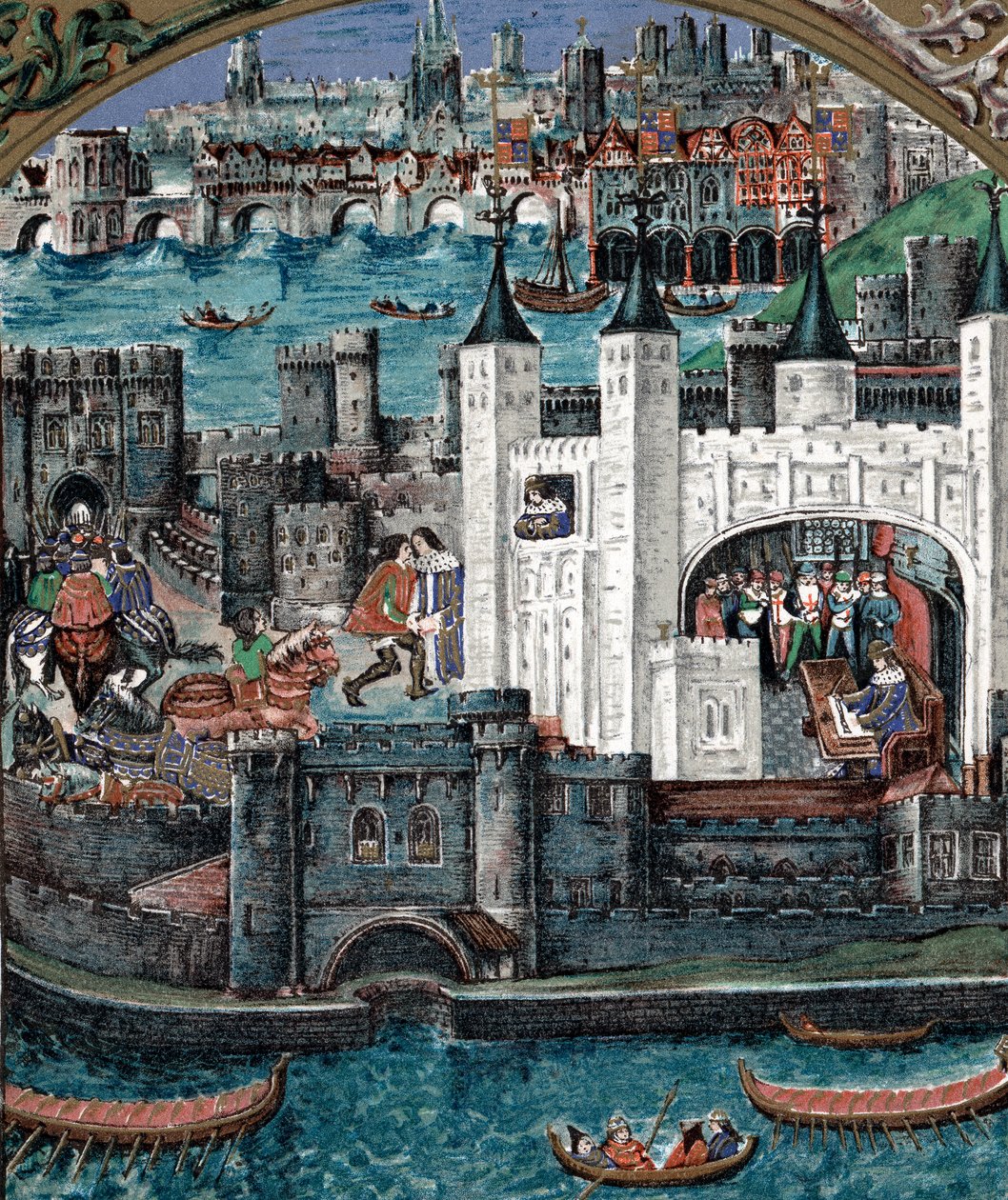 Henry VII ved Tower of London, 1485-1509 af Unbekannt