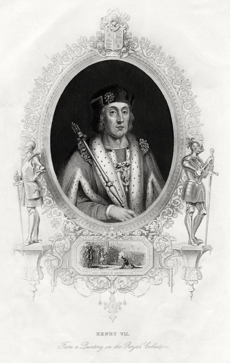 Henry VII, første Tudor-konge af England, 1860 af Unbekannt