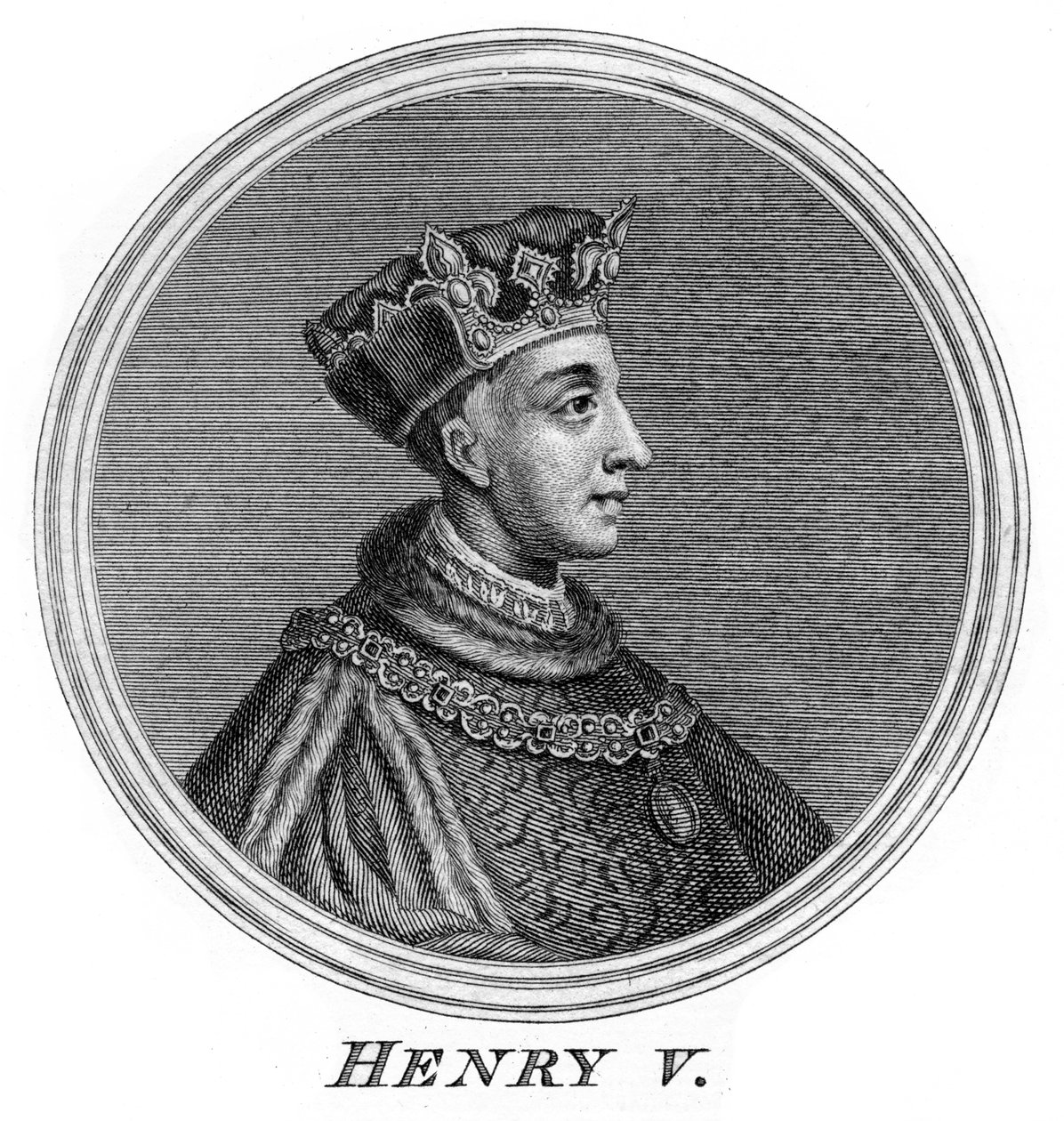 Henrik V, konge af England af Unbekannt