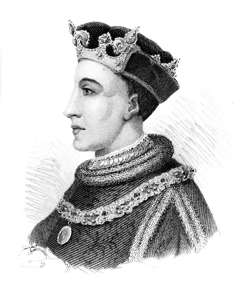 Henrik V, konge af England, c1850 af Unbekannt