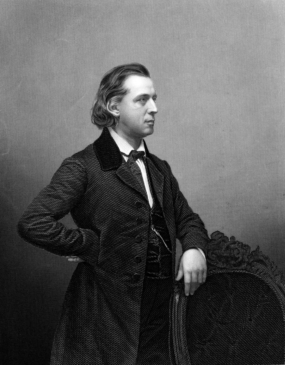Henry Ward Beecher 1813-1887, amerikansk kongregationspræst, c1861 af Unbekannt