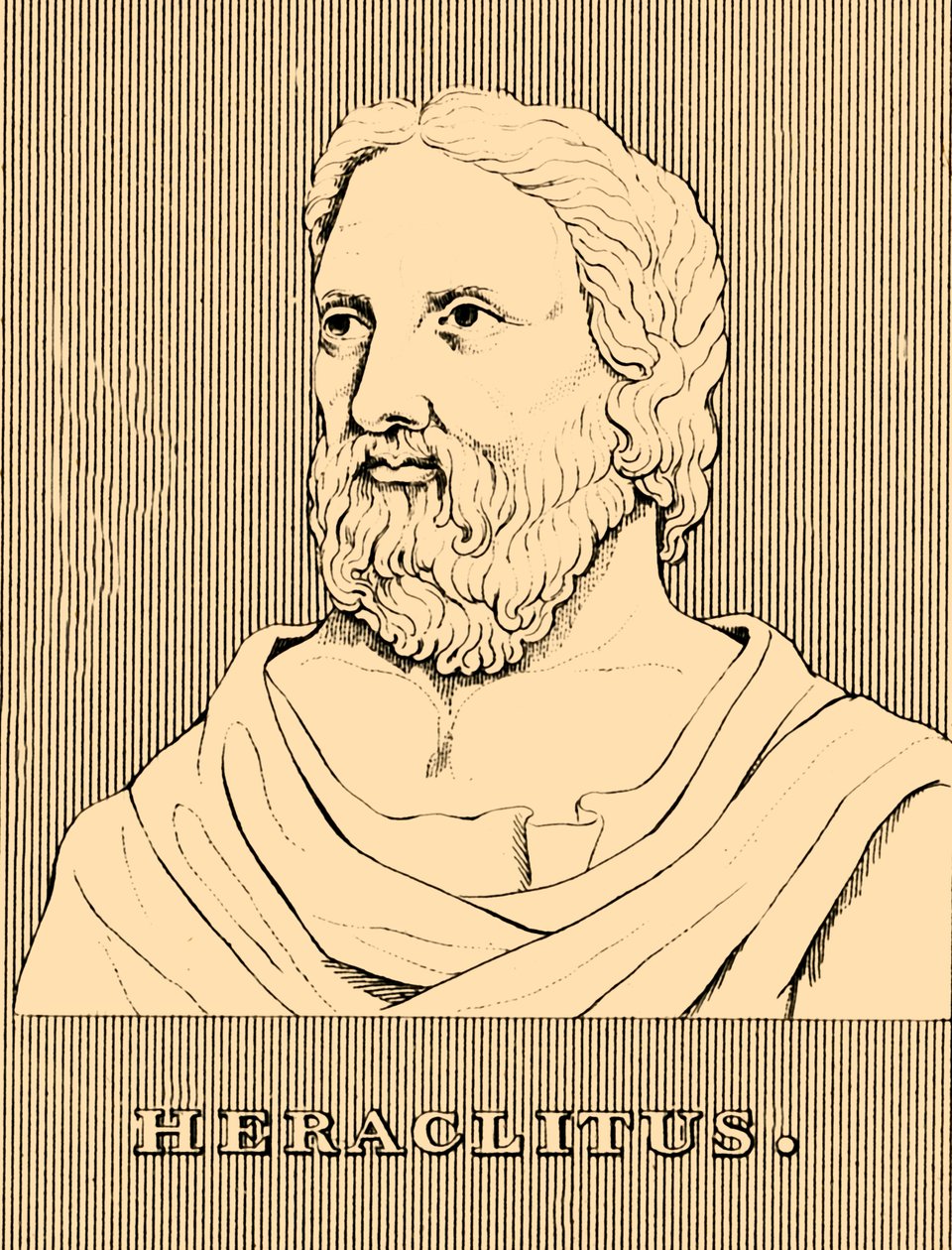 Heraklit, c535 -c475 f.Kr., 1830. af Unbekannt