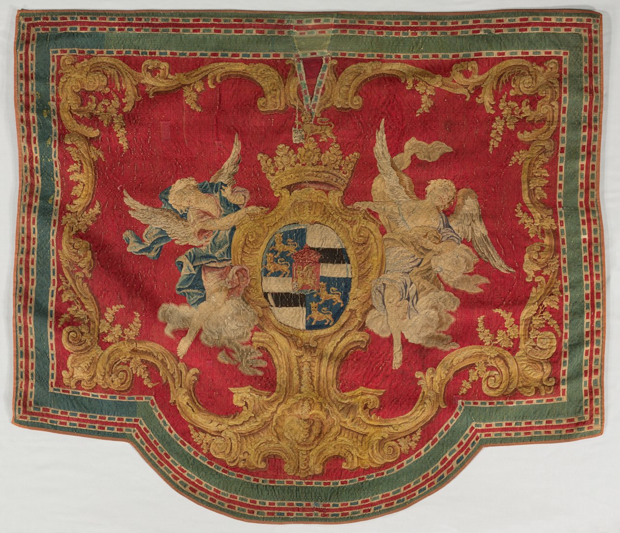 Heraldisk gobelin, 1700-tallet. af Unbekannt