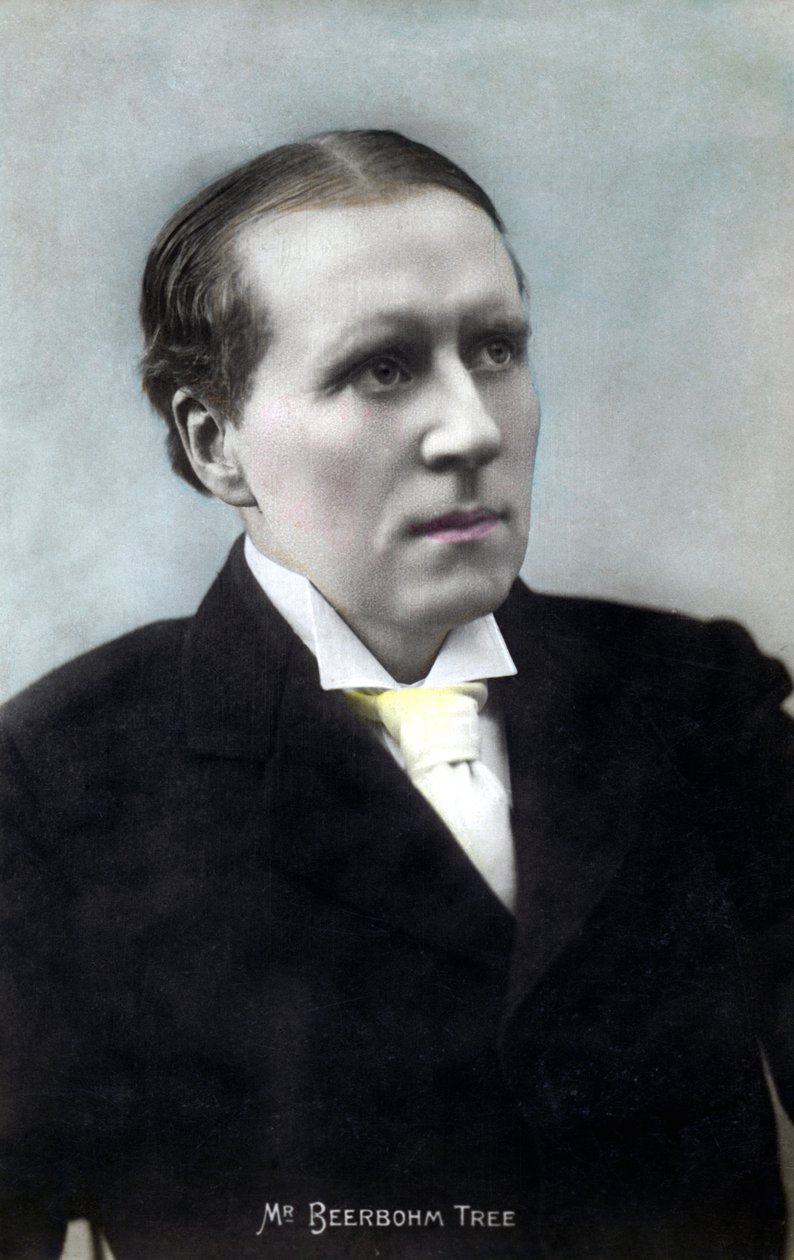 Herbert Beerbohm Tree 1852-1917, engelsk skuespiller og teaterchef, begyndelsen af det 20. århundrede af Unbekannt