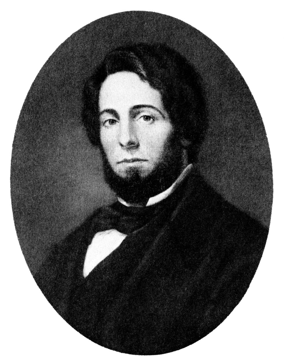 Herman Melville, amerikansk forfatter, 1800-tallet af Unbekannt