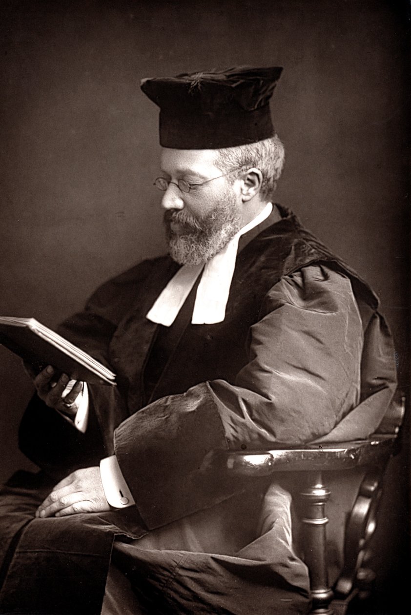 Hermann Adler 1839-1911, tyskfødt overrabbiner i det britiske imperium, c1894 af Unbekannt