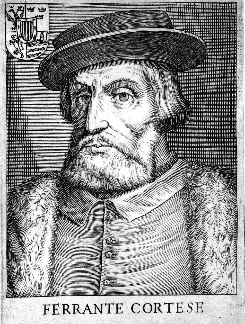 Hernan Cortes 1485-1547, spansk conquistador, der erobrede Mexico af Unbekannt