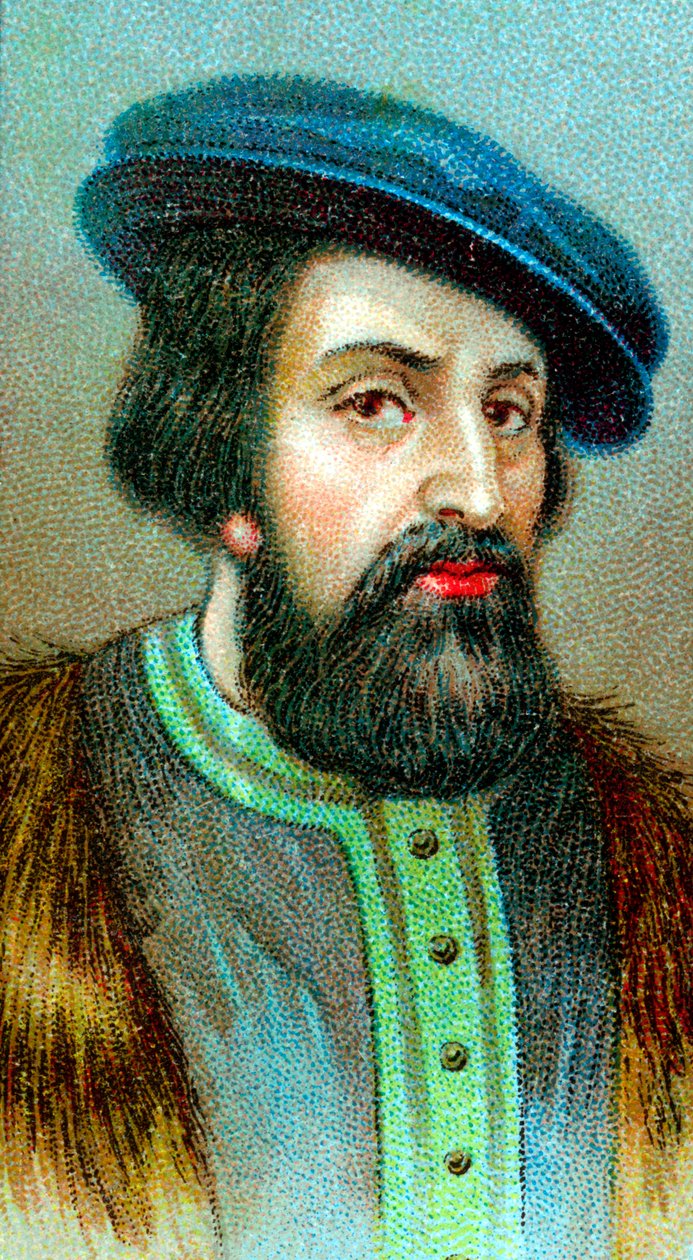 Hernan Cortes 1485-1547, spansk conquistador, der erobrede Mexico af Unbekannt