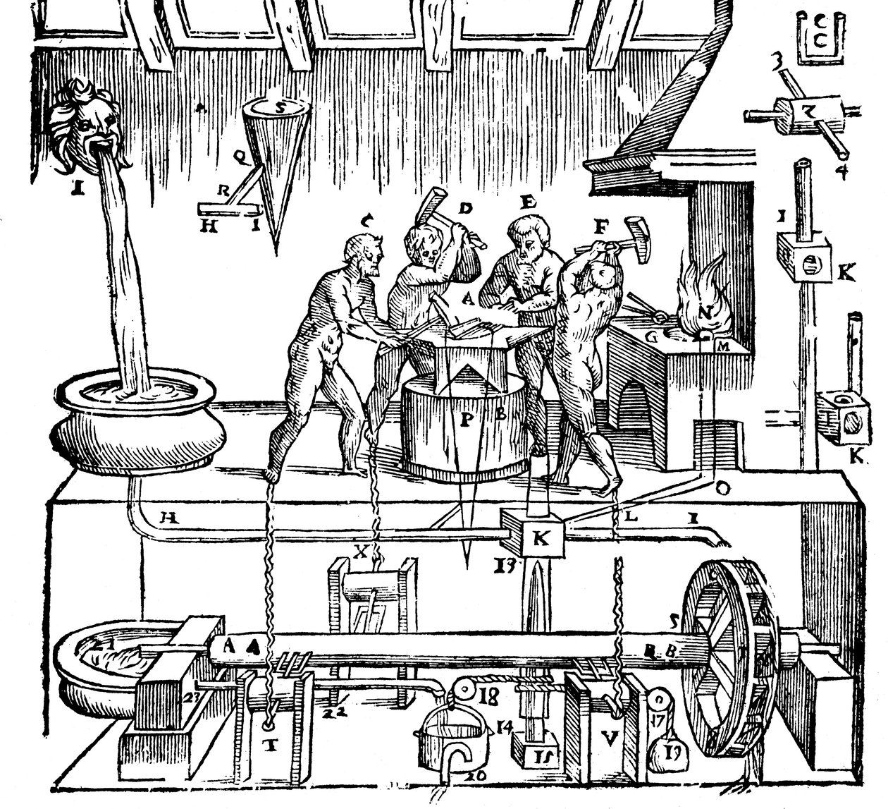 Helten fra Alexandrias mekaniske smede, 1. århundrede 1647 af Unbekannt