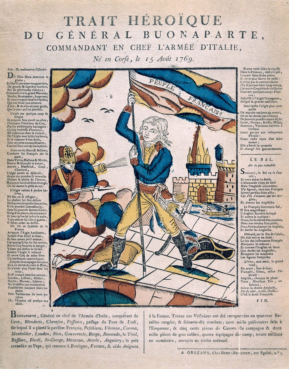 Heroiske general Bonaparte, 1800-tallet af Unbekannt