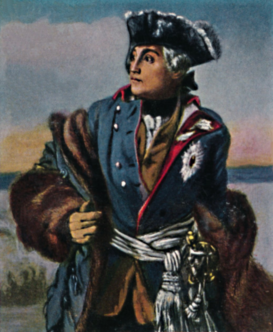 Hertug Eugene af Württemberg 1758-1822. - Maleri af Menzel, 1934. af Unbekannt