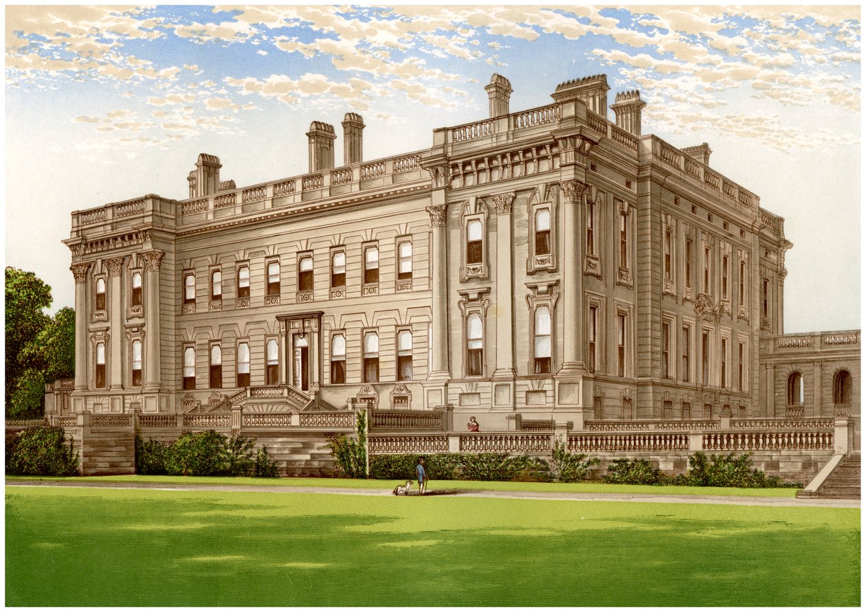 Heythrop, Oxfordshire, hjemsted for Brassey-familien, c1880 af Unbekannt