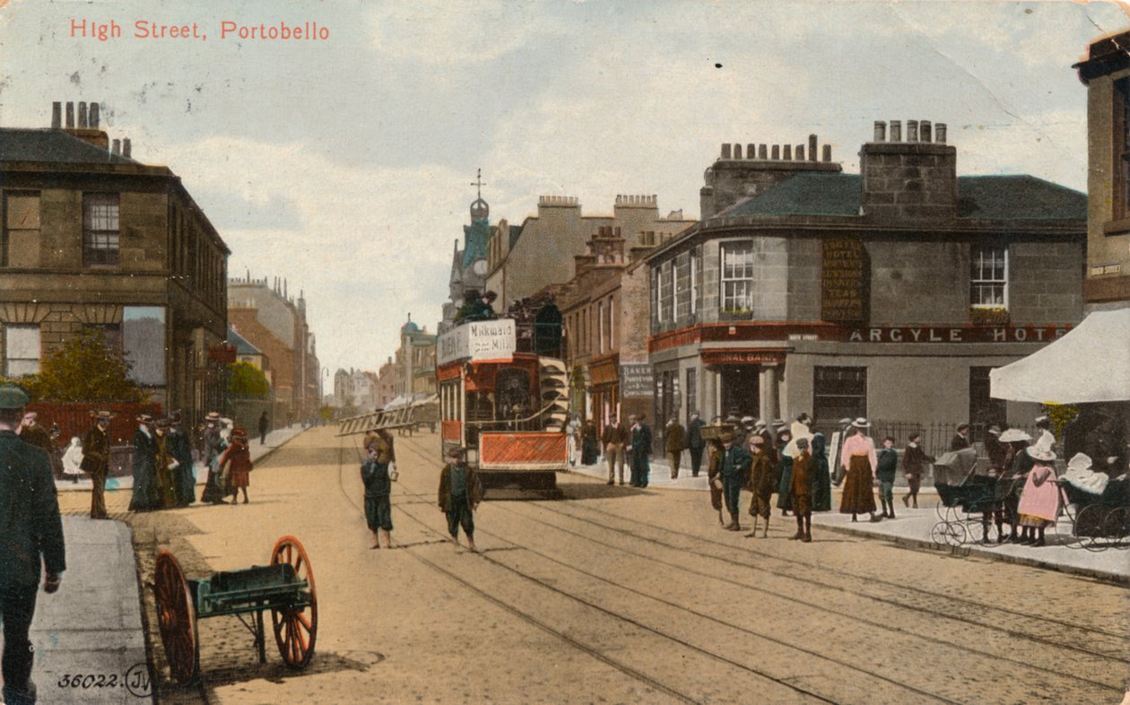 High Street, Portobello, 1913 af Unbekannt