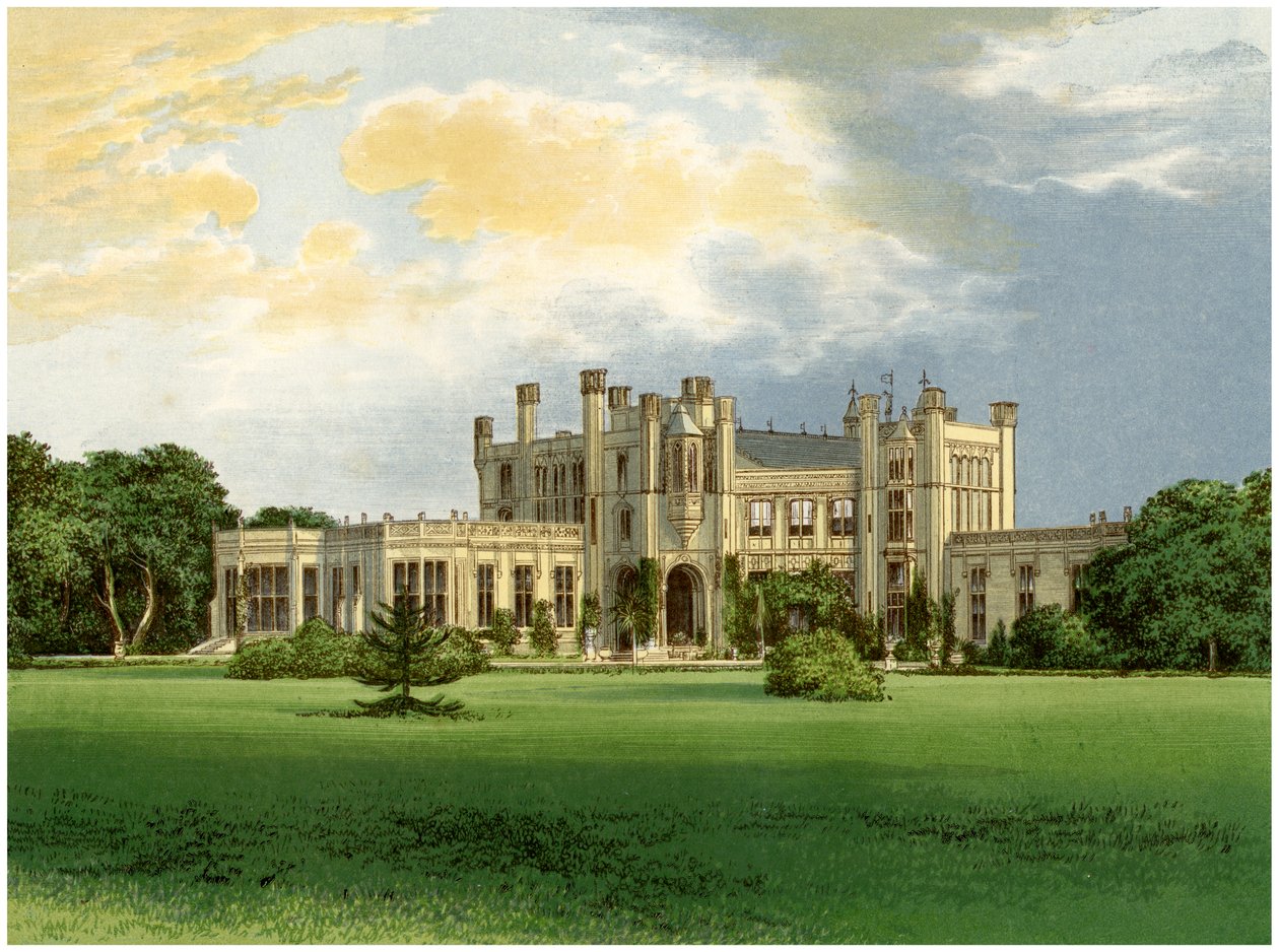 Highcliffe Castle, Dorset, hjemsted for marchionessen af Waterford, c1880 af Unbekannt