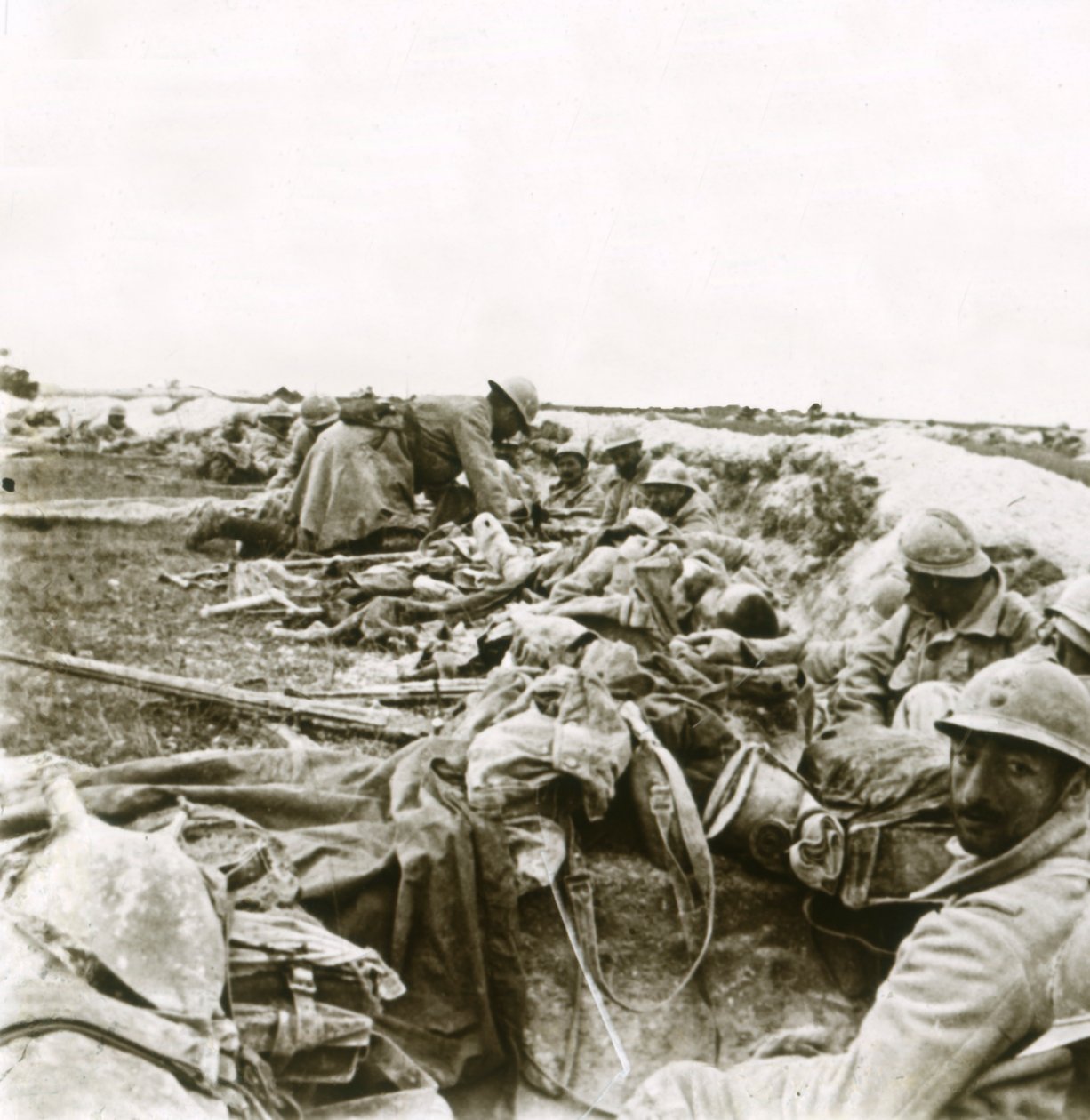 Hill 193, Champagne, Nordfrankrig, c1914-c1918 af Unbekannt