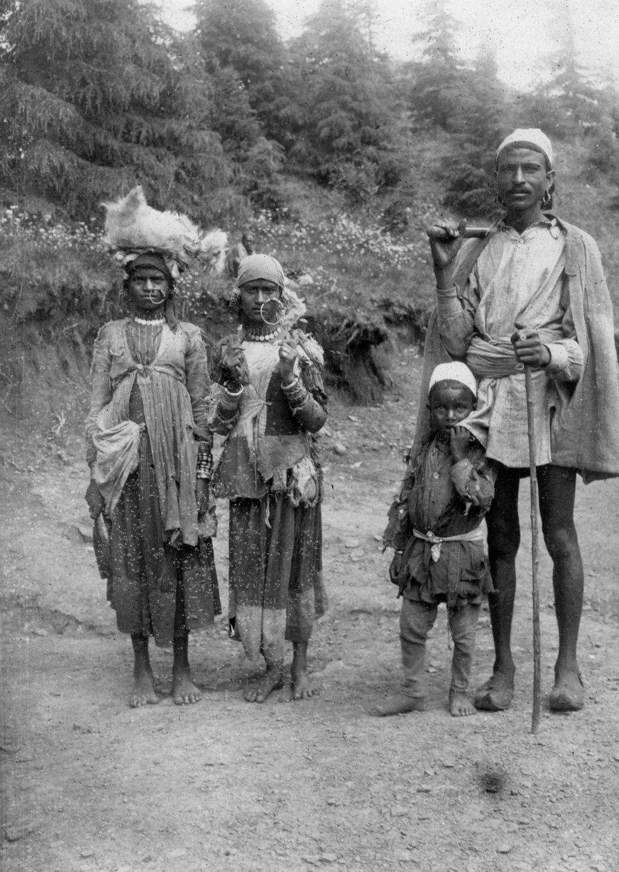 Hill stammefolk, Chakrata, 1917 af Unbekannt