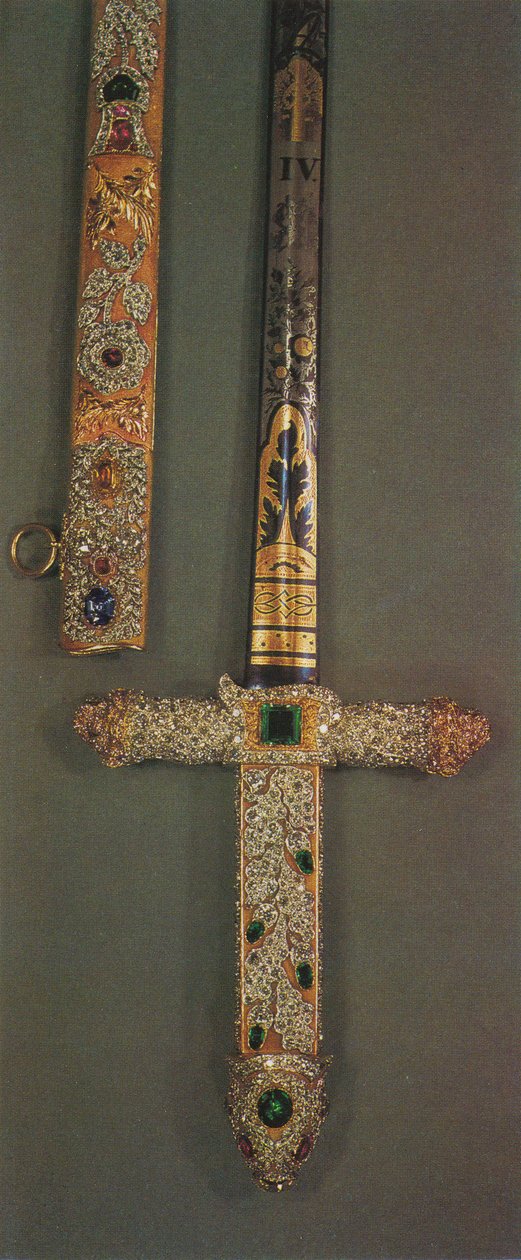 Hilt og skede af Jeweled State Sword, 1953 af Unbekannt