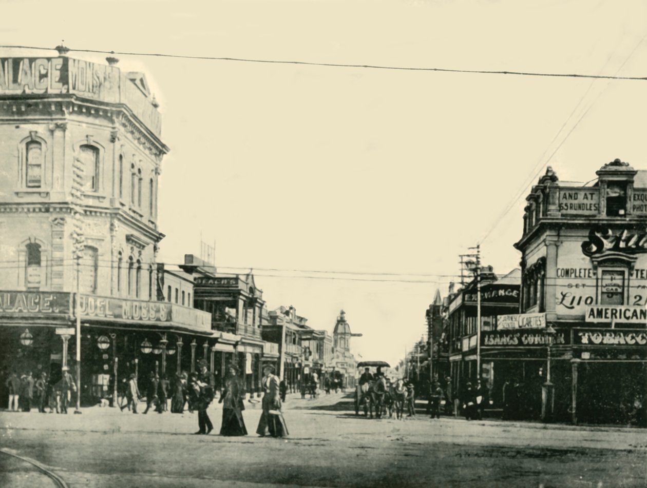 Hindley Street, Adelaide, 1901. af Unbekannt