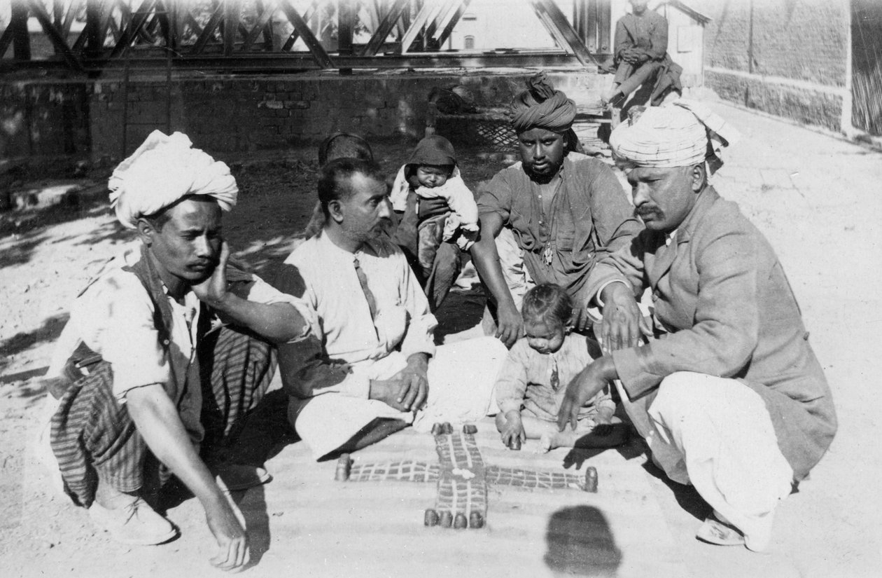 Hinduer gambling, Indien, 1916-1917 af Unbekannt