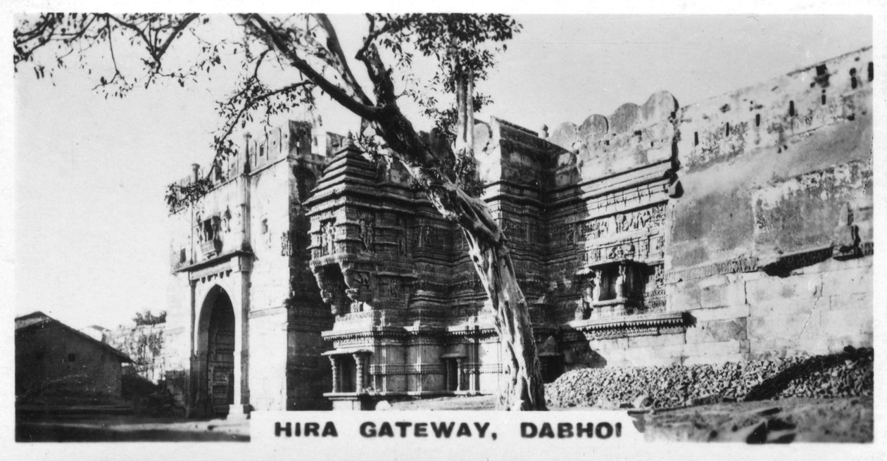 Hira Gateway, Dabhoi, Gujarat, Indien, c1925 af Unbekannt