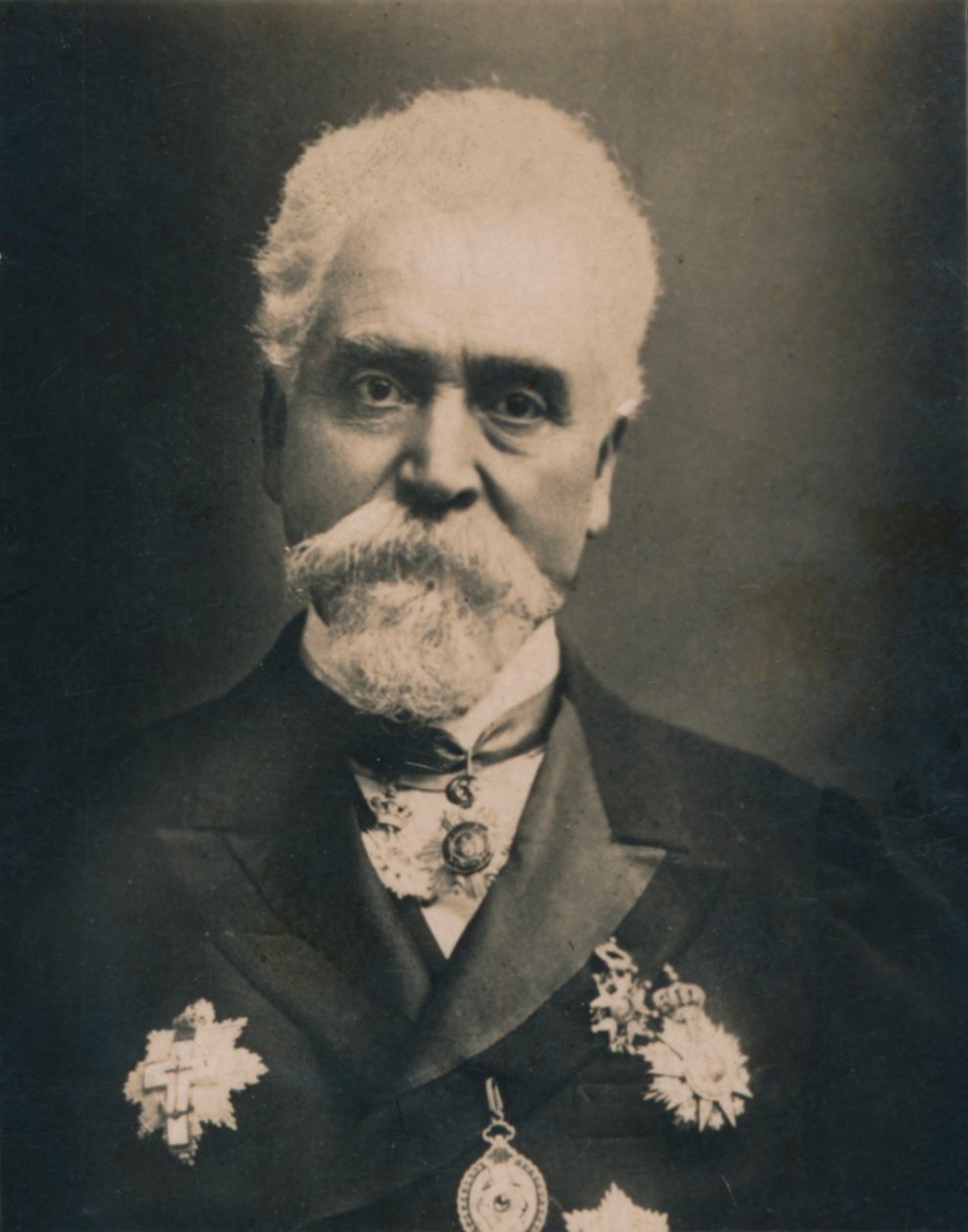 Hiram Stevens Maxim, 1840-1916. Amerikansk-født britisk opfinder og ingeniør, 1894-1907 af Unbekannt