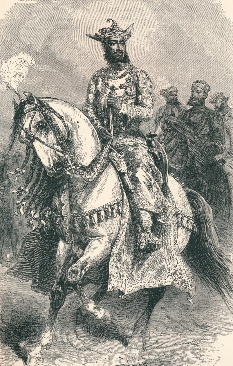 Hans Højhed Maharajah af Gwalior, 1896. af Unbekannt