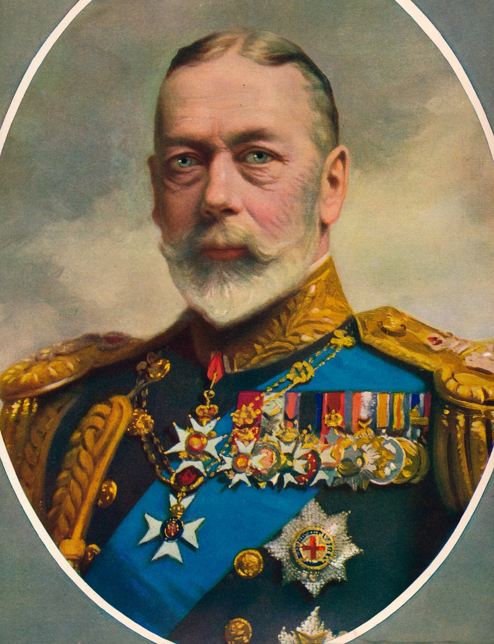 Hans Afdøde Majestæt Kong George V, 1936 af Unbekannt