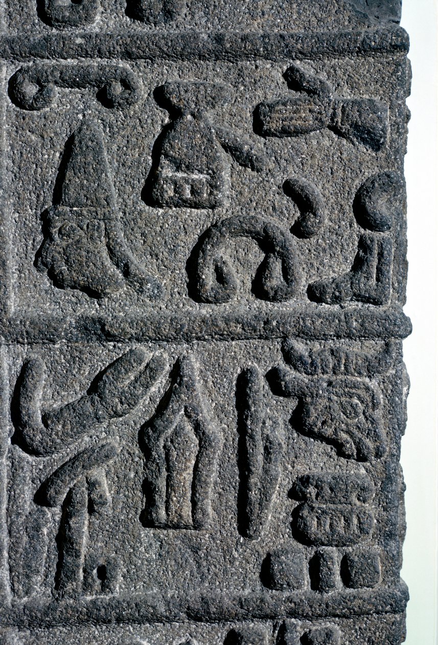 Hettitiske hieroglyffer, c9. århundrede f.Kr af Unbekannt