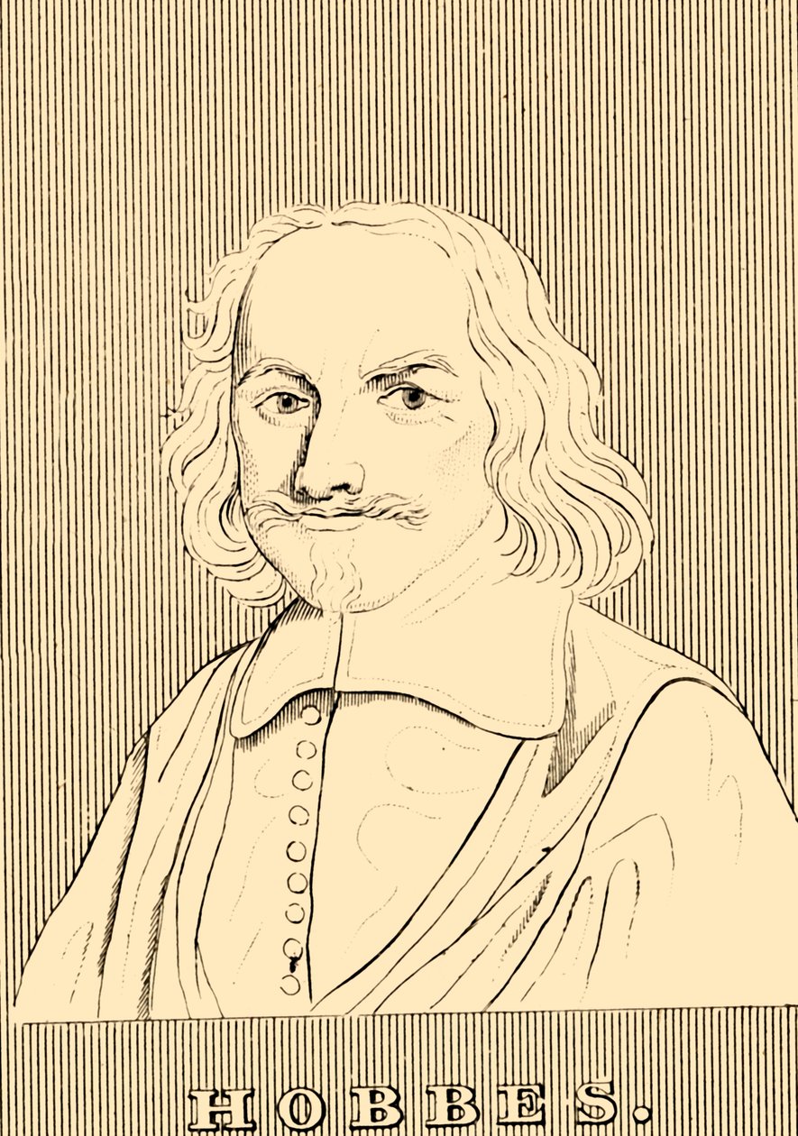 Hobbes, 1588-1679, 1830. af Unbekannt
