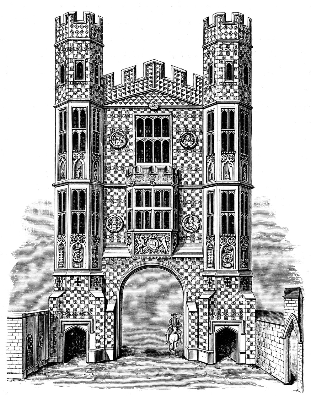 Holbein Gate, Whitehall, London, 1893 af Unbekannt
