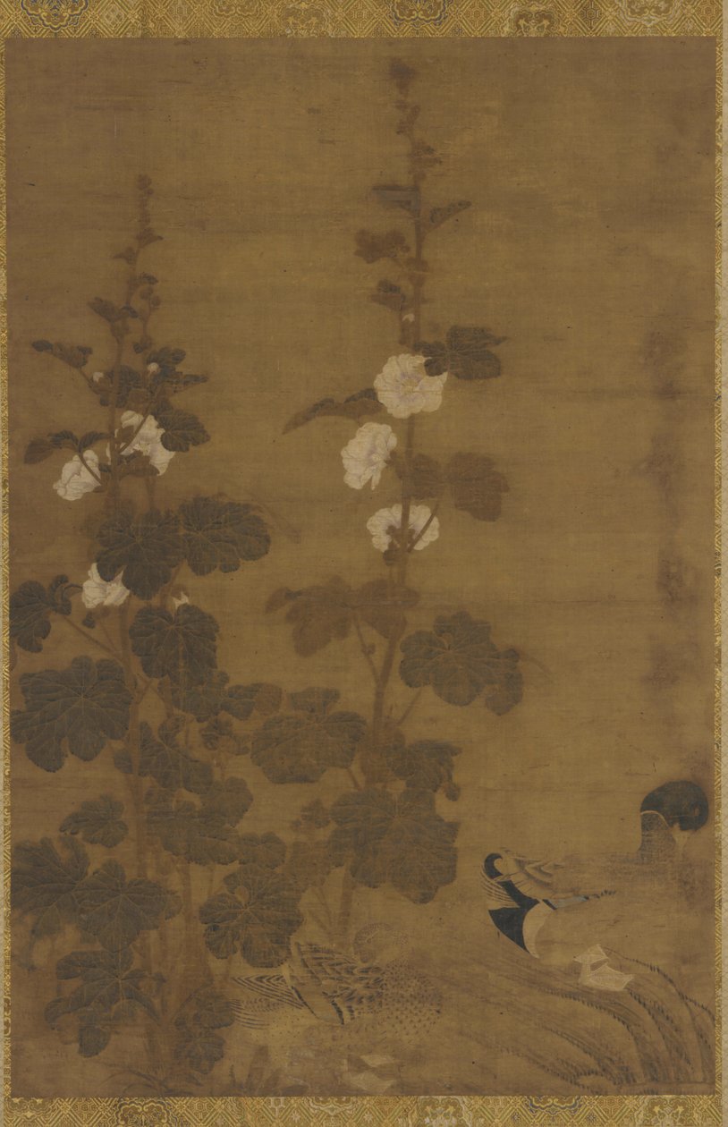 Stokroser og ænder, Ming-dynastiet, 1368-1644. af Unbekannt