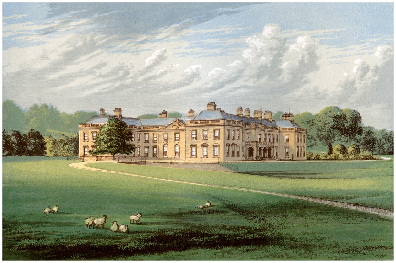 Holme Lacy, Herefordshire, hjemsted for Baronet Stanhope, c1880 af Unbekannt