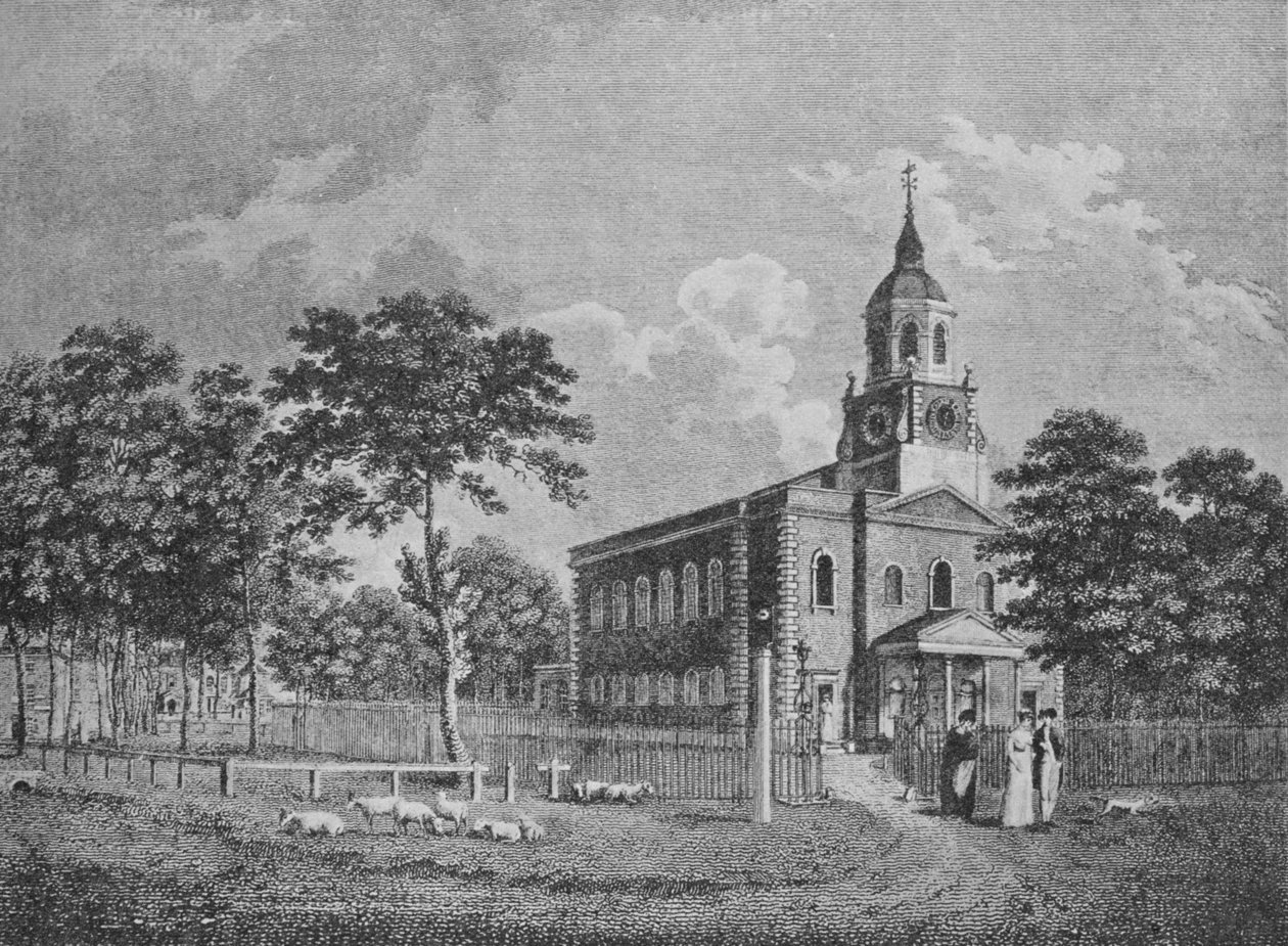 Holy Trinity Church, Clapham, c1812, 1912 af Unbekannt
