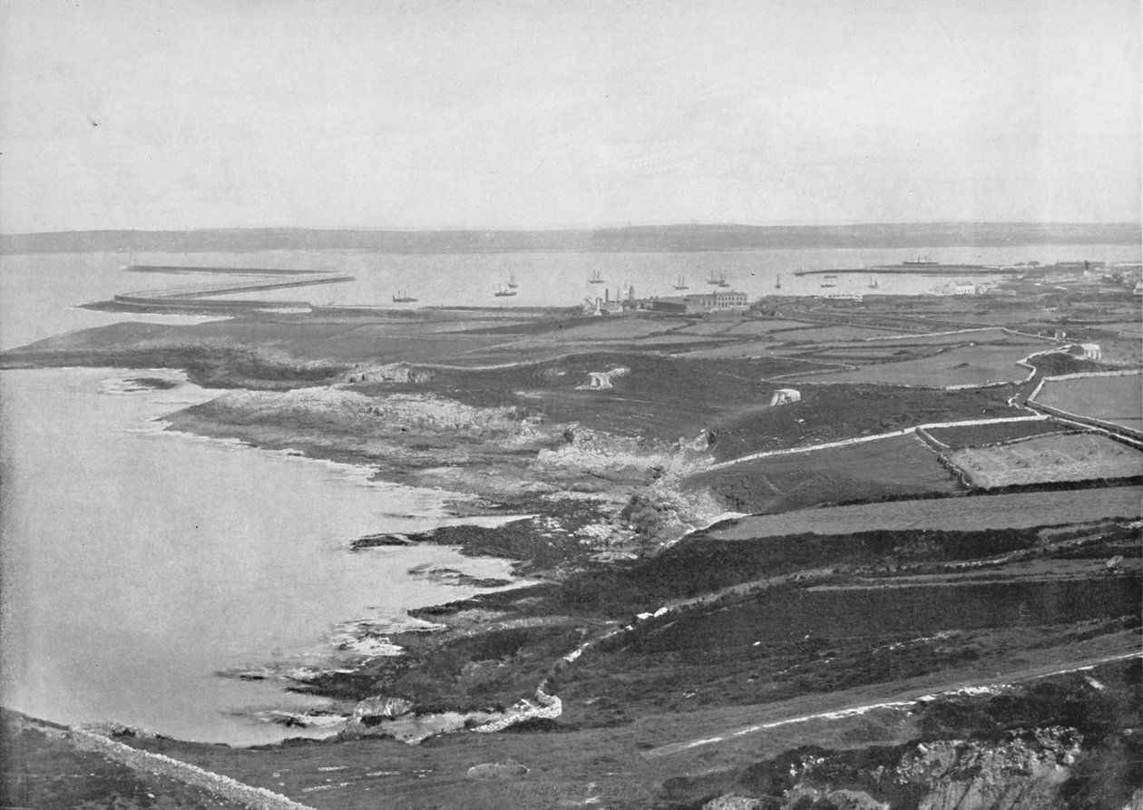 Holyhead - The Breakwater, 1895 af Unbekannt