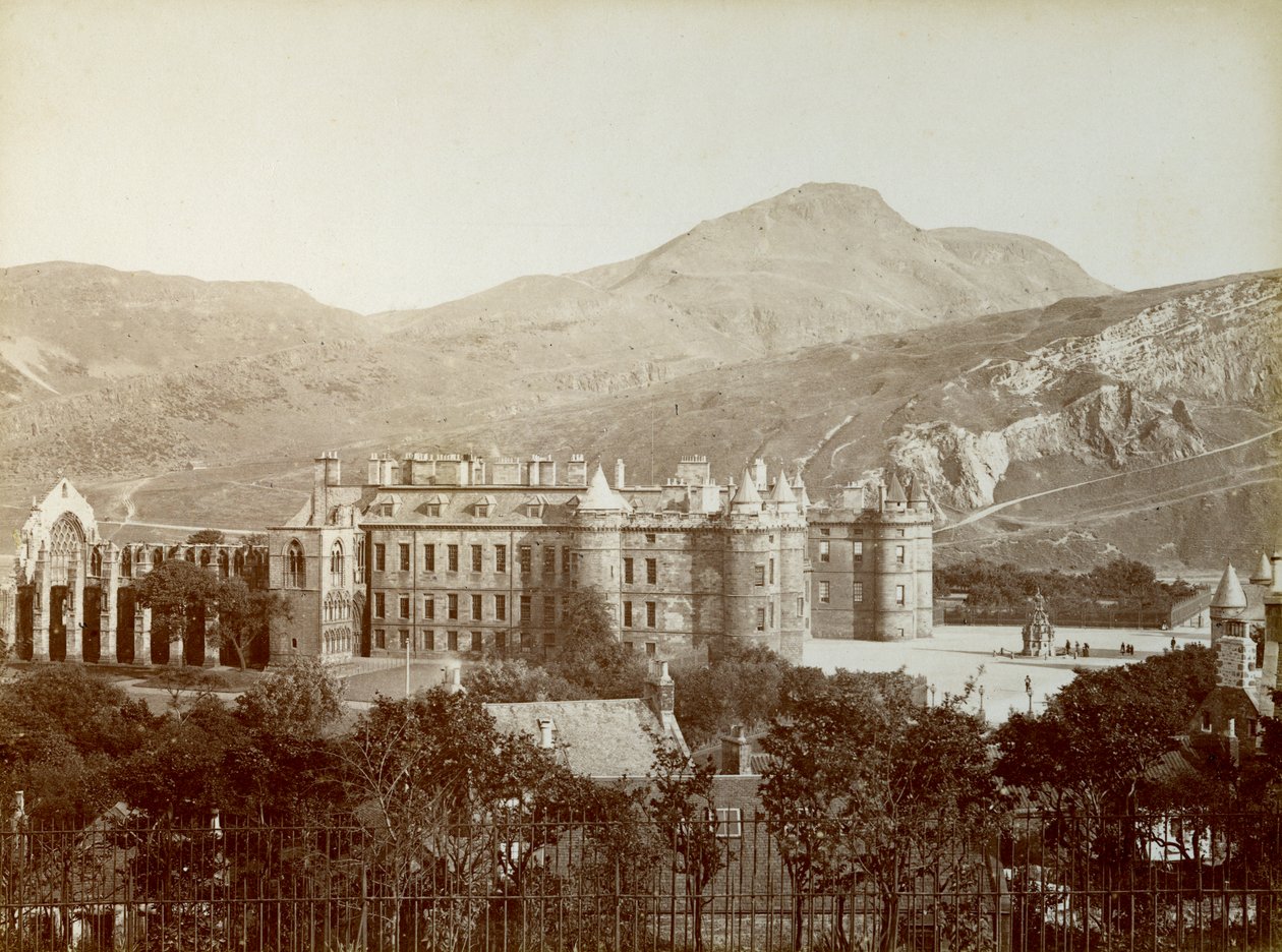 Holyrood Palace, Edinburgh, Skotland, 1887 af Unbekannt