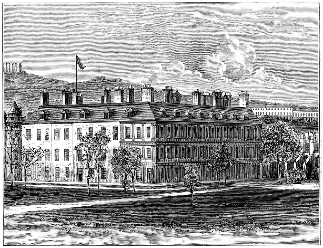 Holyrood Palace fra sydøst, Edinburgh, 1900 af Unbekannt