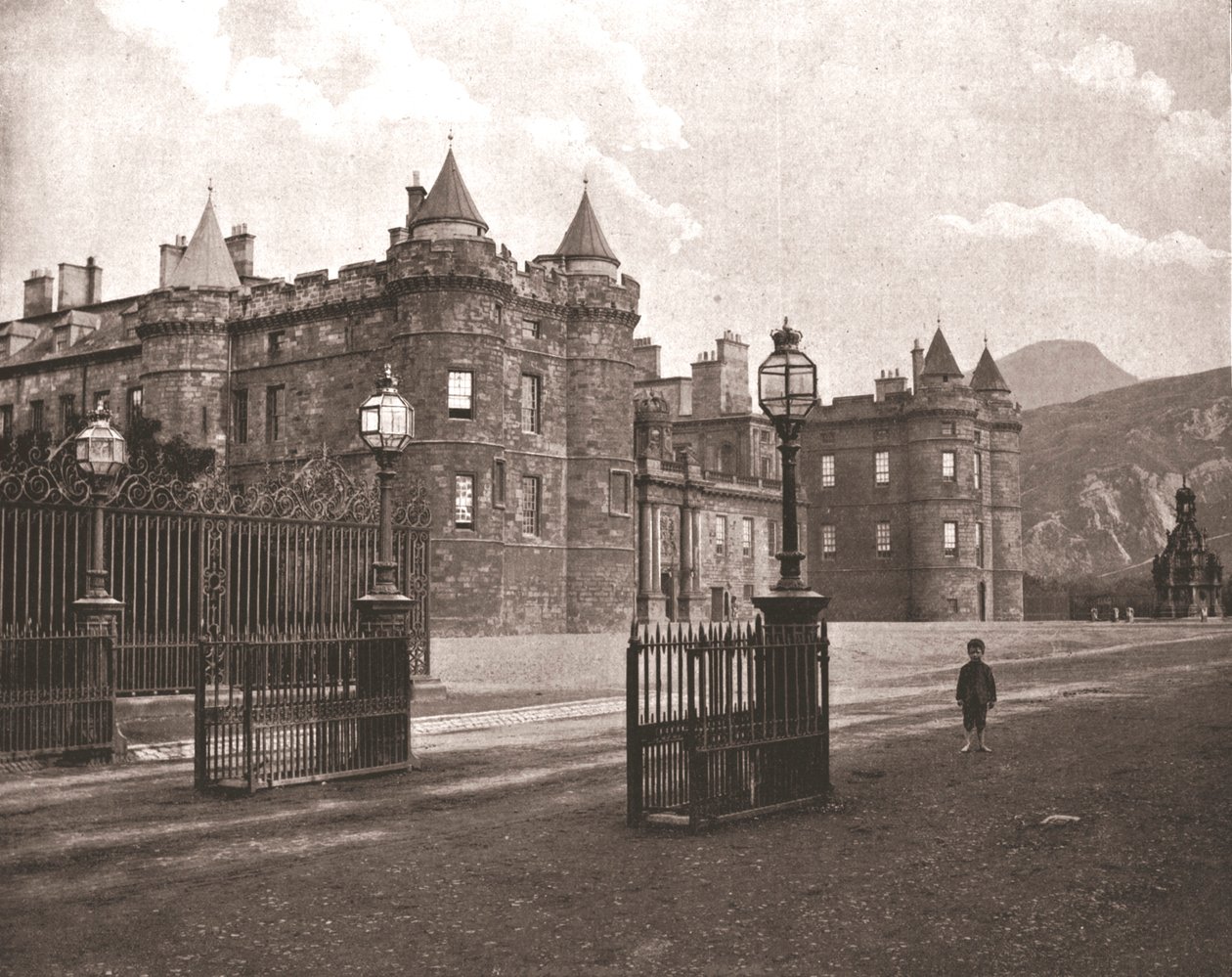 Holyroodhouse, Edinburgh, Skotland, 1894. af Unbekannt