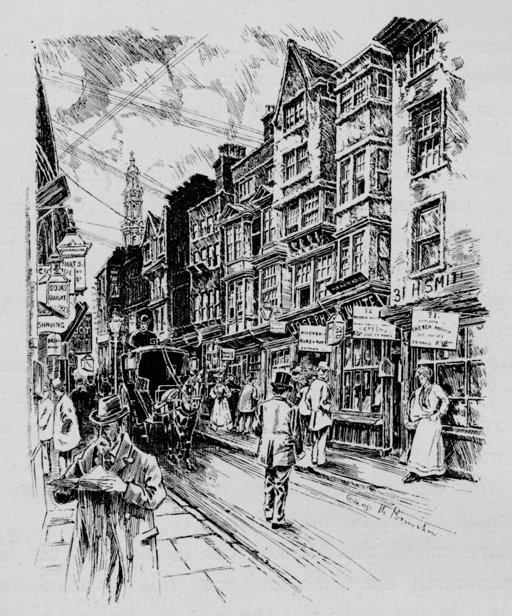 Holywell Street, Westminster, London, c1890 1911 af Unbekannt